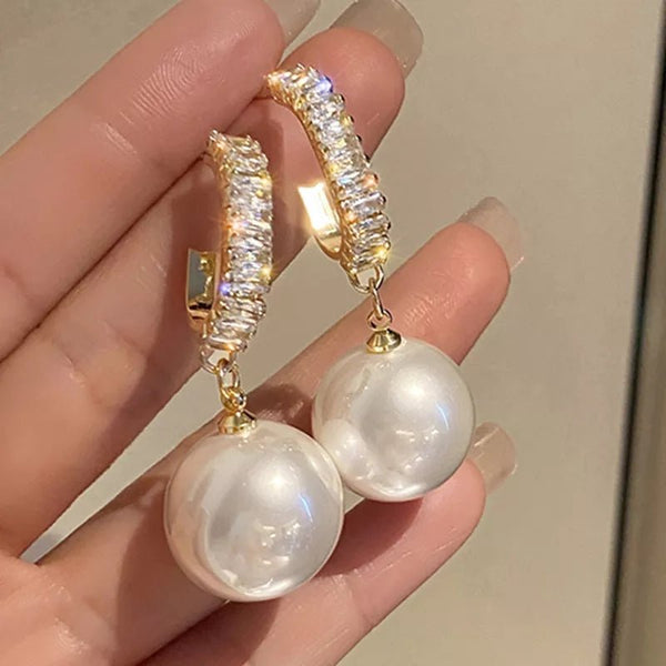 Semora Jewellery- Oversized Pearl Drop Earrings