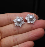 Semora Jewellery- Grey Pearl Earrings