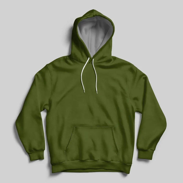 Emerce - Plain Hoodie - OliveGreen