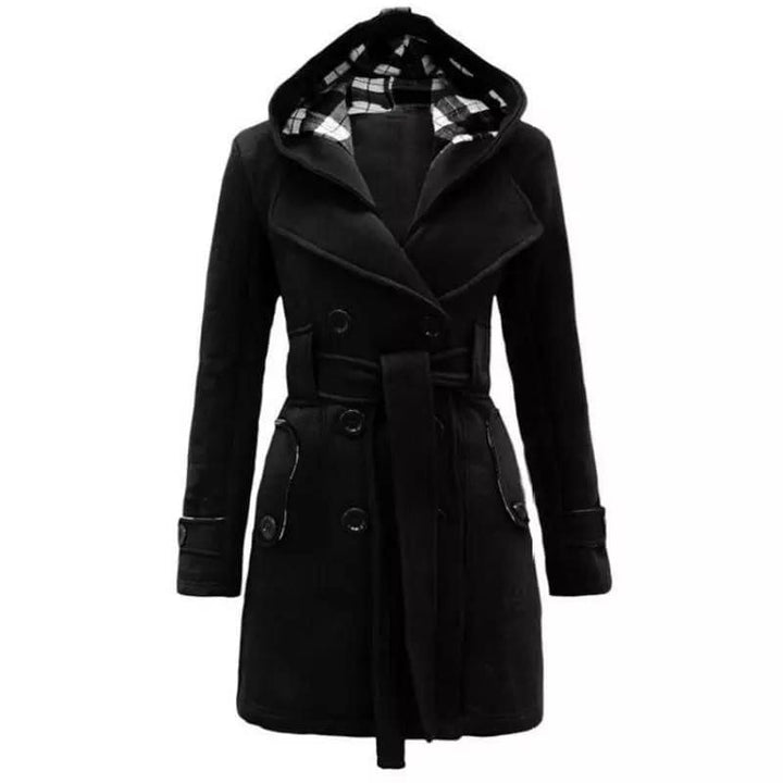 Emerce Women Long Coat - Black