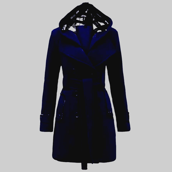 Emerce Women Long Coat - NavyBlue