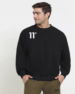 Emmerce - 11 Degree Printed Sweatshirt For Men