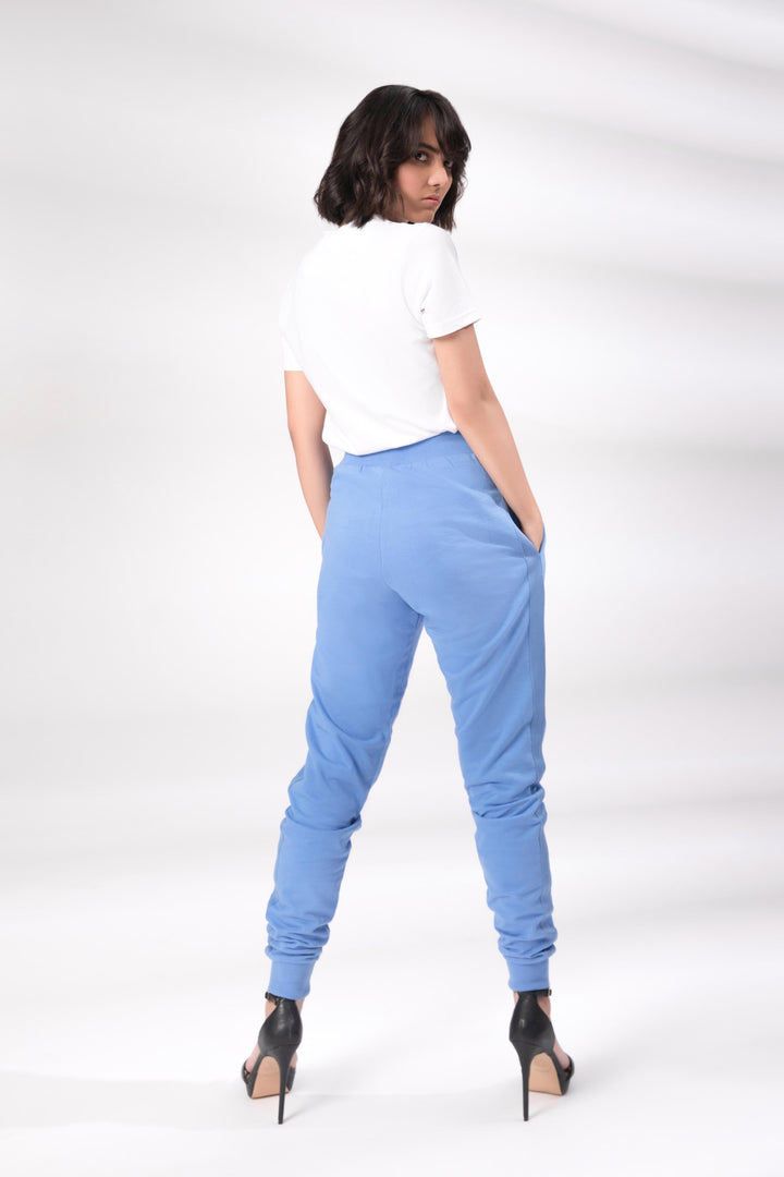 Sapphire Cotton Joggers