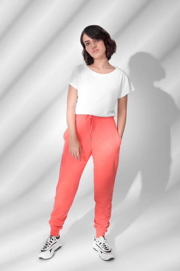 Sapphire Cotton Joggers Pink