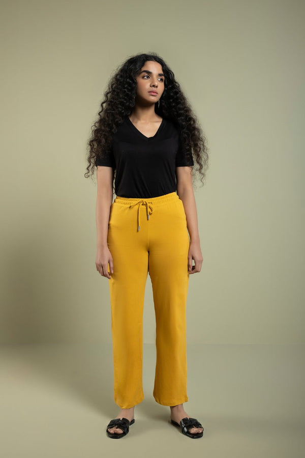 Sapphire Long Jersey Wide Leg Trousers