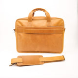 JILD - Everyday Companion Leather Laptop Bag - Mustard