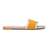 StyloYellow Color Formal Slippers FR7780