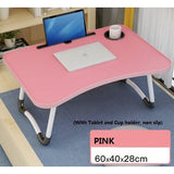 Home.Co- Folding Laptop Table Pink