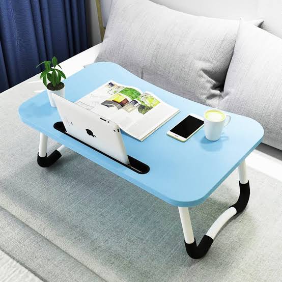 Home.Co-Folding Laptop Table Blue