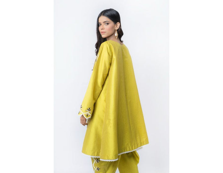 Sana Noor- Mustard flare 2 piece