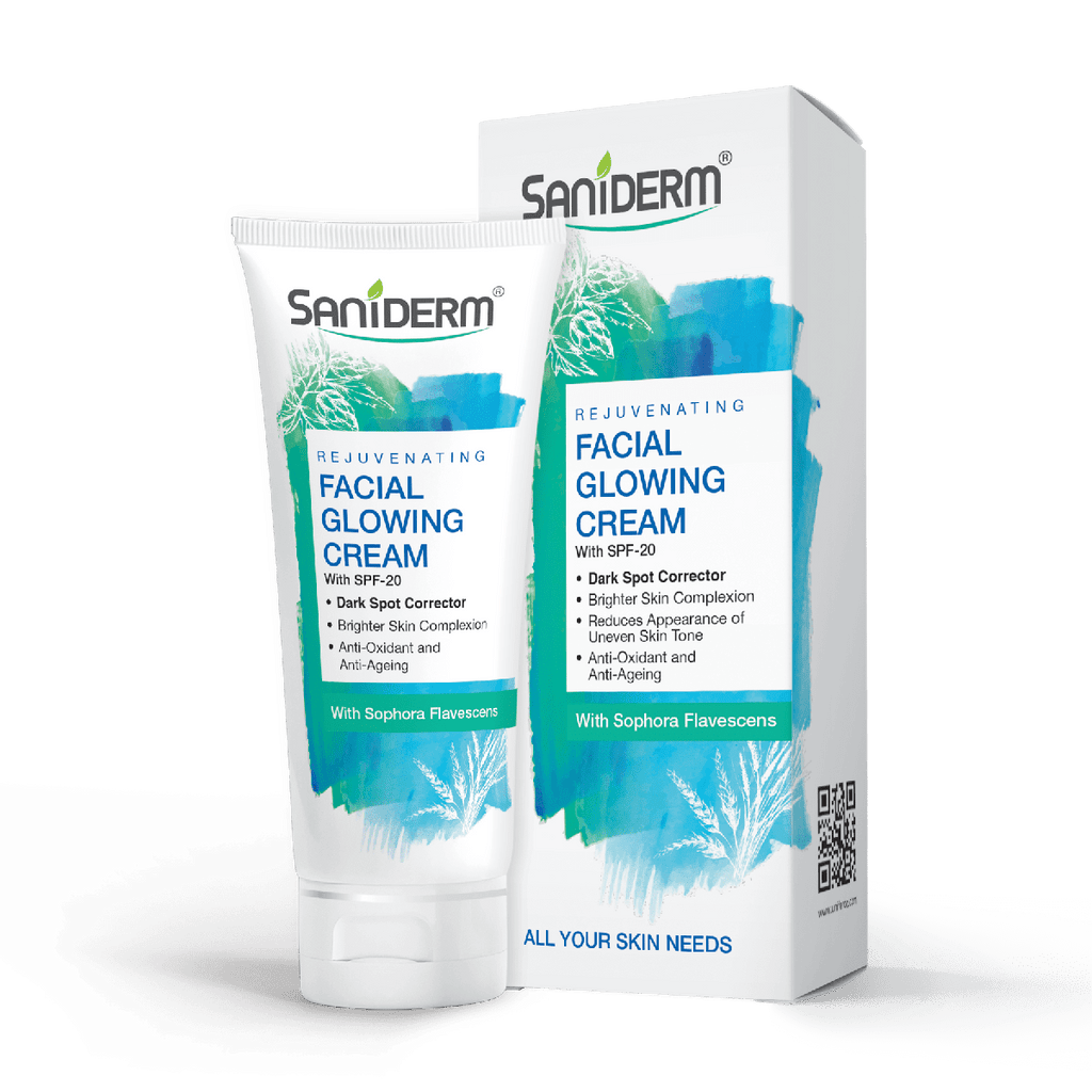 Saniderm Glowing Cream With SPF20, 50 gm tube Bagallery