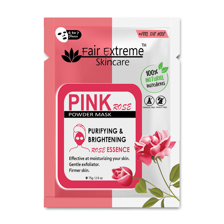 Fair Extreme Pink Rose Powder Mask, 75g– Purifying & Bright Skin