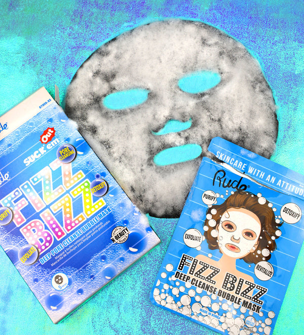 Rude Cosmetics - Fizz Bizz Cleanse Bubble Single Mask