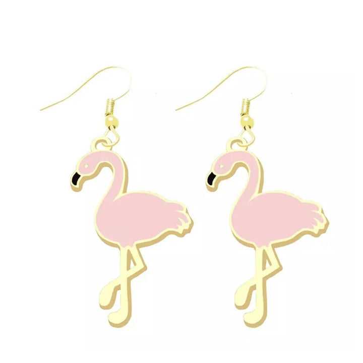 Sofnainshaikh- Jewelry - flamingo Earrings