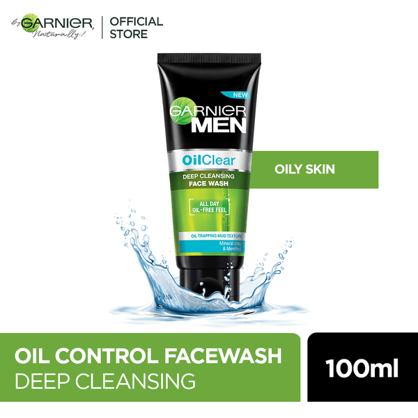 Garnier Men Face Wash Oil Clear 100mlÃ‚