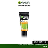 Garnier Men- Power White Face Wash, 50 ml- For Brighter Skin