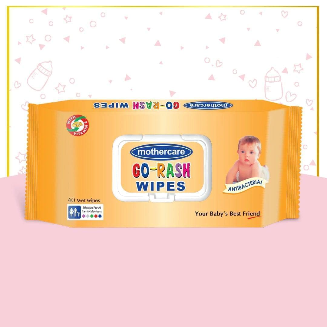 Mothercare Go Rash Wipes 40Pcs – Bagallery