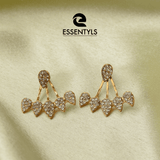 Essentyls- Gold Rhinestone Earrings