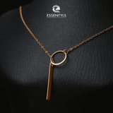 Essentyls- Gold Ring Necklace