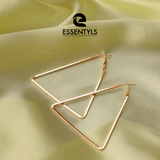 Essentyls- Golden Triangle Hoops