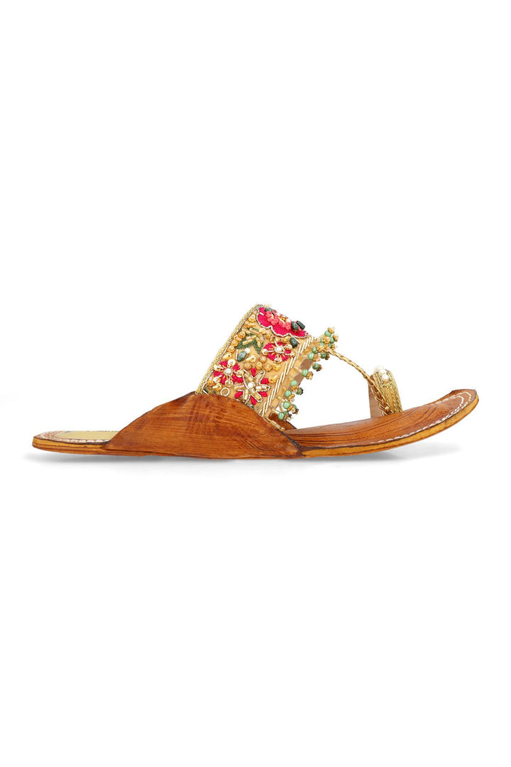 SPUTNIK Golden Multi Flat Slipper H02134/110