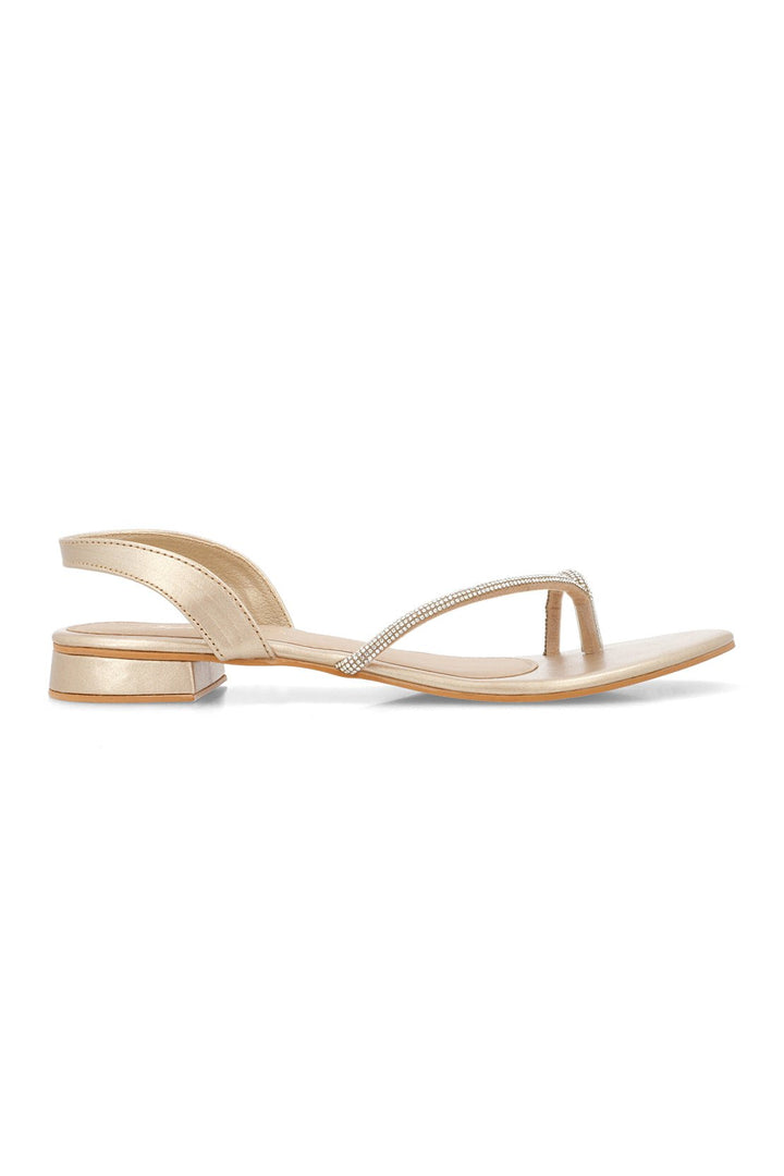 SPUTNIK Golden Flat Sandal H02281/011