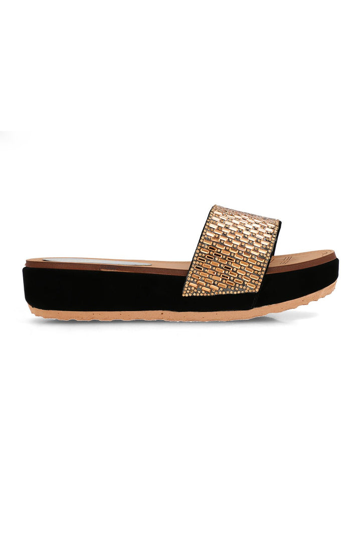 SPUTNIK Black & Golden Wedge H02303/211