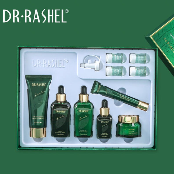 Dr Rashel- Green tea purify balancing skin care kit 10pcs/set