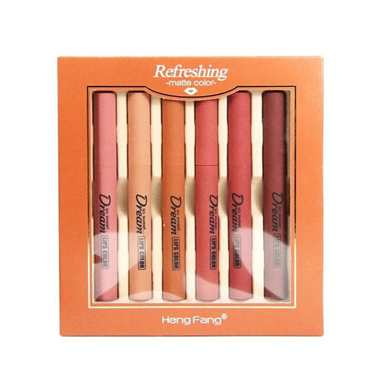 Colourme- Heng Fang Dream Matte Color Lipstick Pack Of 6