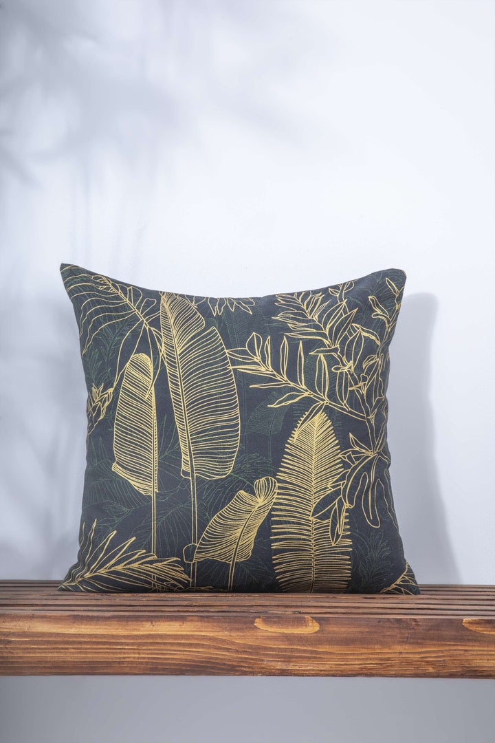 Sapphire Gold Palms 1 - Cushion Cover