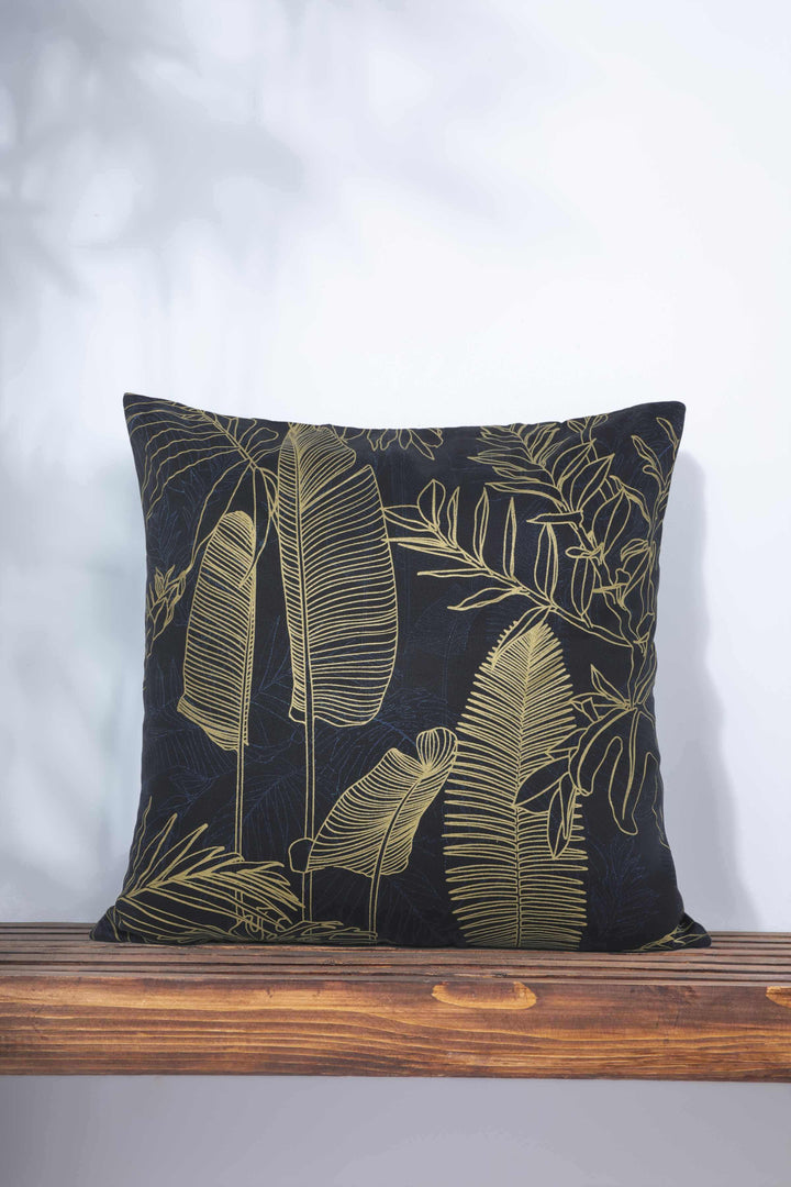 Sapphire Gold Palms 3 - Cushion Cover