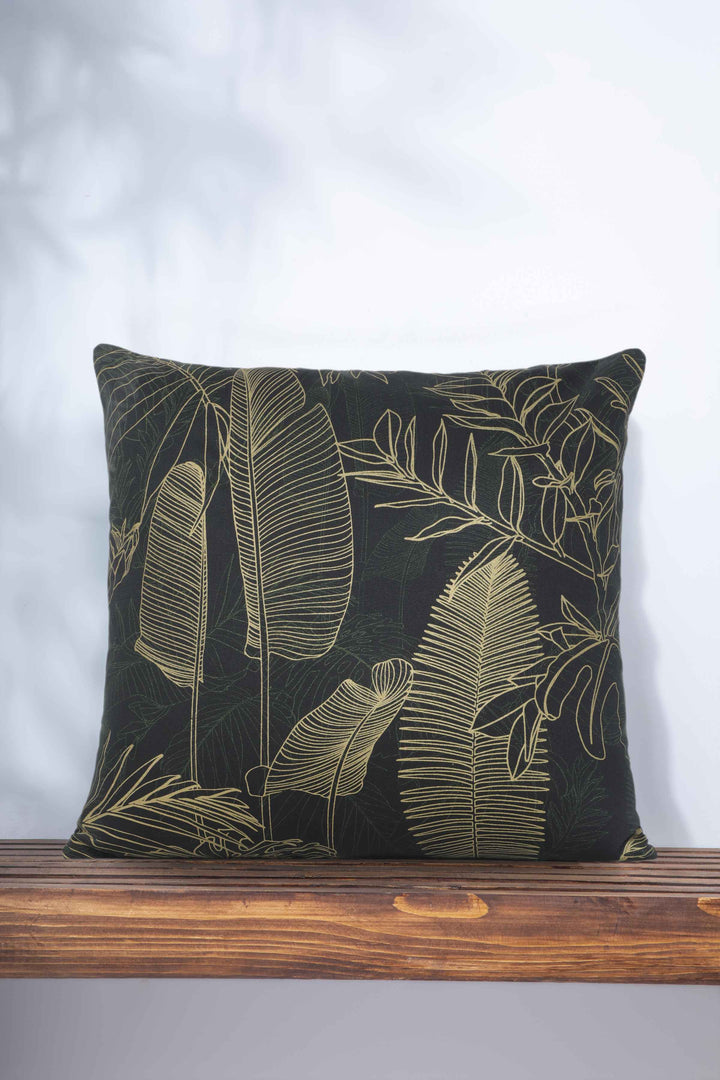 Sapphire Gold Palms 4 - Cushion Cover