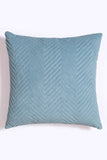 Sapphire Chevron Quilted 1 - Cushion Cover