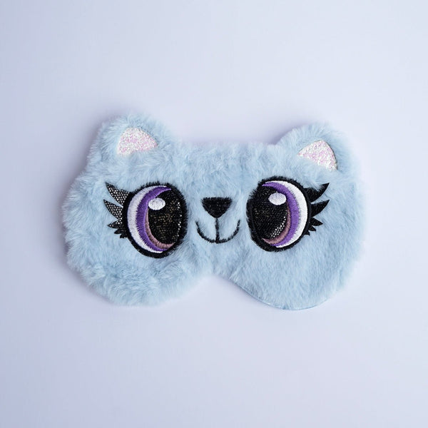 Cat Sleeping Mask - Blue