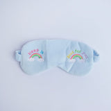 Style Pop Blue Plush Eye Cover Sleep Mask