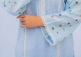 Naaz Couture - Light Maya Blue Chikankari Shirt