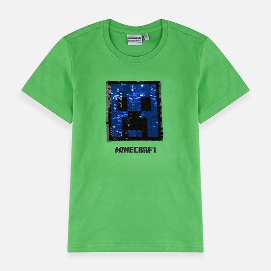 Kids Creation Minecraft Sequins T-shirt for Summers