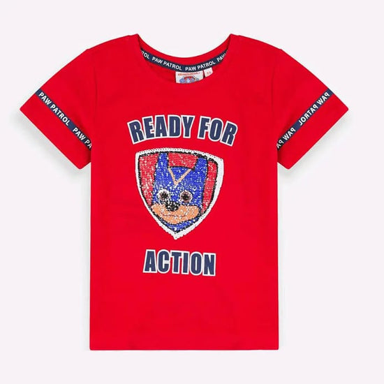 Kids Creation Paw Patrol Sequins Tshirt for summers