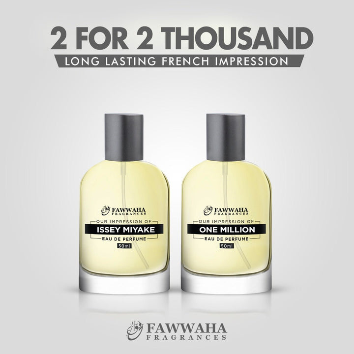 Fawwaha Fragrances- 2 for 2 Thousand- For Men