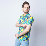 VYBE - Casual Shirts, Beach Vibes- Multi-Color, Half Sleeve