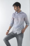 Mens Triple Multi Stripe Casual Shirt Shirts & Tops Weave Wardrobe