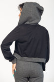 zettrobe - Contrast Zip Mesh Jacket Elegant