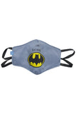 Maiyaan-1 PCS OF DOUBLE LAYER I'M BATMAN FACE MASK FOR KID'S