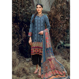 Resham Ghar- Embroidered Dull Silk Suits Unstitched 3 Piece RG21IZN RGDS-05