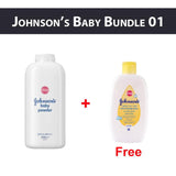 Buy One Johnson's Baby Powder, 500g & Get Johnson's Htt Massage Lotion, 200ml Free