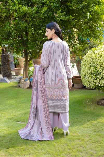 Kinara Digital Printed Dhanak with Sequins Embriodered Alternate Head &Two Side Scalloped Embroidered Border on Dhanak Duppata KIN-007