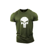 Era- Khakhi Green The Punisher T Shirt For Men