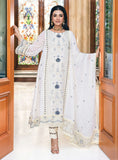 Khuwabeeda By Addee Embroidered Chiffon Stitched 3 Piece Suit - AD23KC MF-017 MAHEEN