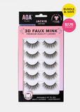 Shop AoA- 3D Faux Mink Lashes - Jackie 5-Pack