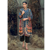 Resham Ghar- Embroidered Dull Silk Suits Unstitched 3 Piece RG21IZN RGDS-05